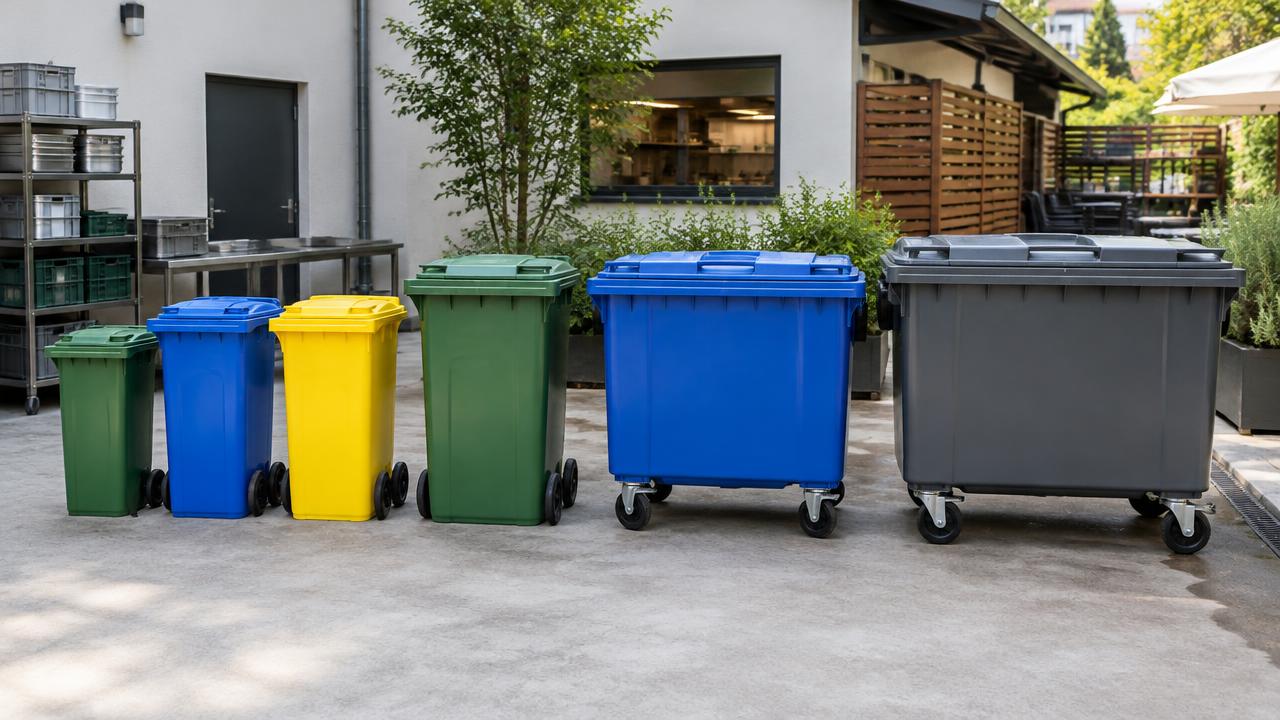 Conteneurs poubelles : quel volume pour quel établissement ?